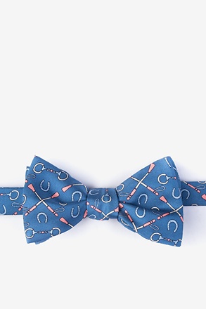 _Cream of the Crop Dark Blue Self-Tie Bow Tie_