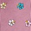 Dusty Rose Silk Blossoms Extra Long Tie