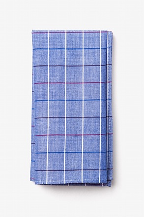 _Seattle Navy Blue Pocket Square_