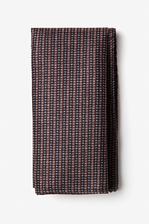 _Gilbert Orange Pocket Square_